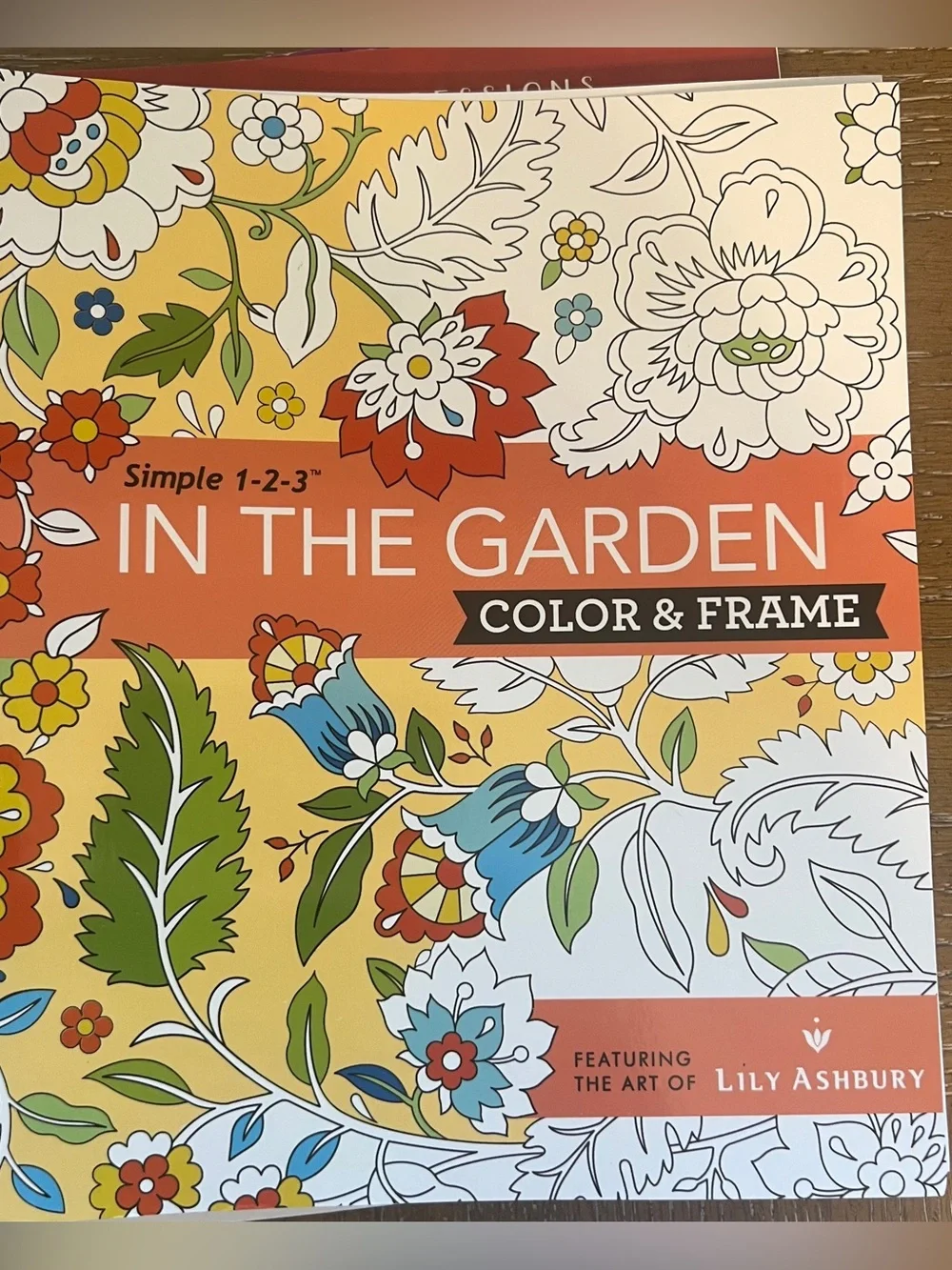 Adult Coloring Books Flowers Butterflies Birds Garden